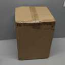 SIMPLEMADE Round Step Trash Can, Stainless Steel with Lid, Small Metal Wastebasket/Garbage Can for Bathroom, Office, Black, 5 Liter / 1.3 Gallon -