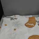 Gingerbread Shower Curtain for Bathroom Christmas Cookies Candy Xmas Tree Stars Snowman Home Decorations Sets with 12 Hooks Waterproof Polyester 72" x 72"