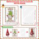 Newwiee 20 Sets Christmas Coworker Gift Gnome Ornaments Bulk with Appreciation Cards Coworkers are Like Christmas Light Plush Gnome Elf Hanging Thank You Gift for Employee Office Home Xmas Tree Decor