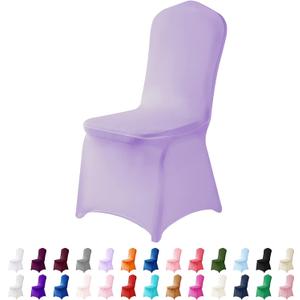 Spandex Chair Covers, 25PCS, Washable Protector for Living Room, Party, Banquet, Wedding, Hotel (Lavender) (25Pack)