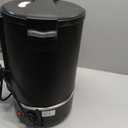 Commercial Coffee Urn, 110-Cup 16L Fast Brew Stainless Steel Hot Beverage Dispenser Electric Hot Water Urn for Wedding, Party, Catering with Easy Cleaning. Black Dispenser (Double Wall)