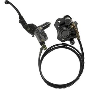 HIAORS Left Hydraulic Disc Brake Master Cylinder Caliper Assembly Replacement for 50cc 70cc 90cc 110cc 125cc Taotao Coolster ATV Sunl Roketa NST Vitacci Peace Cool sports Quad 4 Wheeler Mini Bike Parts