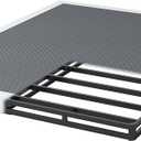 NHODIR Queen Box Spring 3 Inch Heavy Duty Box Spring Mattress Foundation, Metal Bed Base with Fabric Cover, Noise Free Easy Assembly