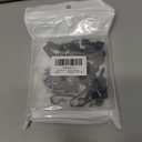 24 Pack Christmas Light Clips Hooks,Light Hooks for Outdoor String,Christmas Light Hangers Hook Screws for Hanging Hholiday,Black Small Screw Hook for Patio Light,Plants,Wind Chimes