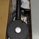 Magichome Filtered Shower Head with Handheld, High Pressure 10-Spd Detachable Chrome Showerhead with Stainless Hose, Water Softener Filter Beads for Hard Water - Remove Chlorine, Black