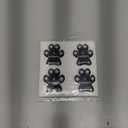 Dog Paw Protector for Senior Dogs - Anti-Slip Dog Paw Pads for Dogs Traction on Hardwood Floors, Paw Grips Stickers with Stronger Adhesive for Slippery Floors, 12 Sets (48pcs) Clover Black S