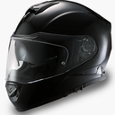 Daytona Detour Full Face Helmet Hi-Gloss Black - DE1-A Free Shipping XS