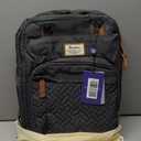 RUVALINO Diaper Bag Backpack, Multifunction Travel Pack Maternity Baby Changing Bags, Large Capacity, Waterproof, Dark Gray