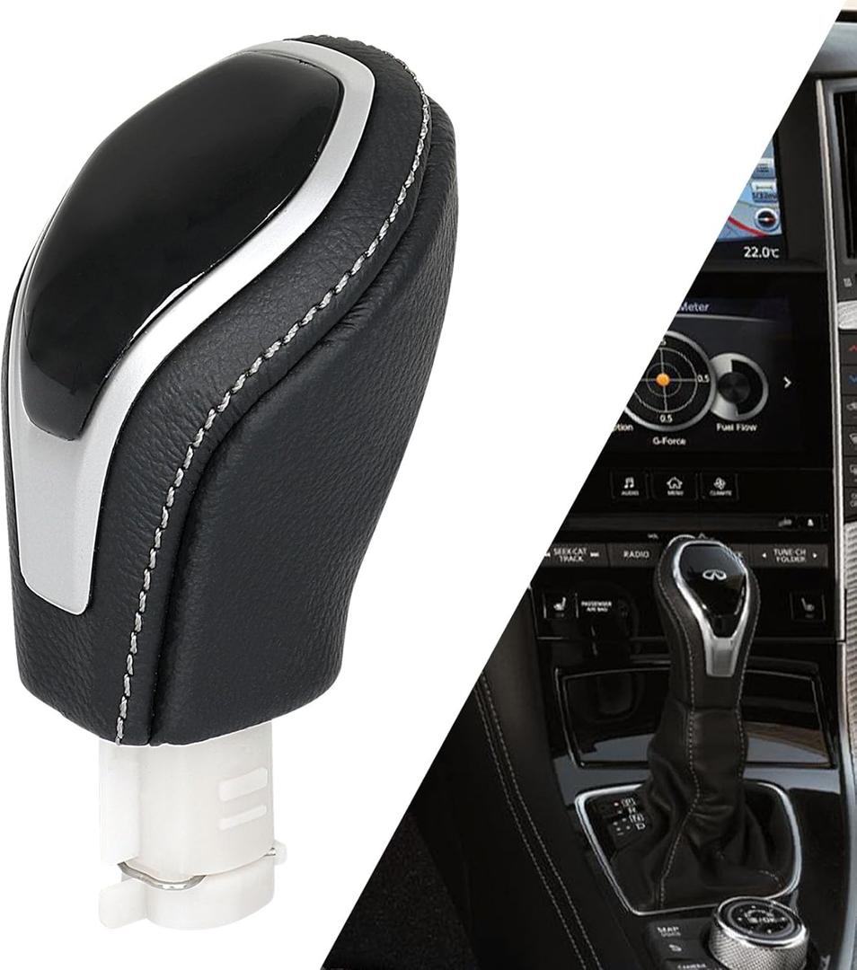 Osompar A/T Shift Knob Compatible with Infiniti Q50 Q60 QX60 QX80 2016-2022 Replaces 34910-9NF0B Gear Shift Handle Knob Lever Accessories