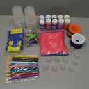 TMOL Washable Paint for Kids, 10 Colors (2 fl oz) 40 Pcs Non-Toxic Finger Paint Kit with Brushes, Sponge, Smock, Toddler Art Supplies for Painting, Craft & School Projects
