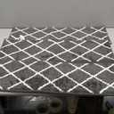 Non-Slip Stair Treads for Wooden Steps Indoor, 15 Pack 9" X 28" Edging Stair Carpet Mat with TPE Backing, 0.4" Thick Stair Runners for Kids Elders & Pets, 100% Polyester Stair Rugs, Black&White