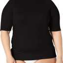 Kanu Surf Women's Plus-Size UPF 50+ Active Rashguard & Workout Top (1X, Black)