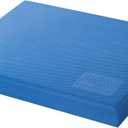 AIREX Balance Pad  Stability Trainer for Balance, Stretching, Physical Therapy, Exercise, Mobility, Rehabilitation and Core Training Non-Slip Closed Cell Foam Premium Balance Pad (Basic, Blue)