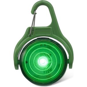 Rechargeable Safety Light | Water Reistant Bright LED Clip-On Flashing Light for Dog Walking, Running and Outdoor Activities (Green) Rechargeable Safety Light | Water Reistant Bright LED Clip-On Flashing Light for Dog Walking, Running and Outdoor Activities (Green)