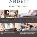 Arden Foam Outdoor Round Back Seat Cushion Kit, 20 x 19, Made with ProFoam, Rain-Proof, Fade Resistant, Sage Green Texture