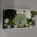 Ling's moment Pocket Boutonniere Single, Boutonniere for Men Groom for Wedding, Prom, Homecoming, Anniversary, Graduation, etc.Green Beige, 6" W x 5" H