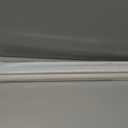 LazBlinds No Drill Zebra Blinds for Windows 30" W x 72" H, White