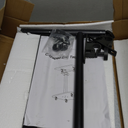 2-Tier TV Tray with Wheels, Adjustable Height & Angle, Wooden Side Table for Sofa  360 Swivel C-Shaped End Table for Meals, Coffee, Snacks, Books & Tablets  Rustic Brown