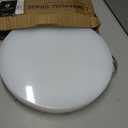 Large Round Cutting Board 15"x15" Extra Thick Plastic Cutting Board for Meat Raw & Raw Meat Board, HDPE Double-Sided Butcher Block Cutting Board, 304 Stainless Steel Handle, Easy Clean, 15" Diameter x 2" Thick
