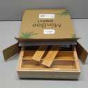 MinBoo Bamboo K Cup Holder for Drawer or Countertop Coffee Pod Holder Expandable K Cup Pod Storage Tea bag organizer K Cup Storage for Coffee Station Home Office and Kitchen (Natural)