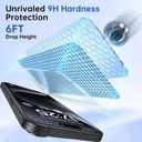 SYNCWIRE Screen Protector for iPhone 15 Pro Max, 3 Pack Shatterproof Tempered Glass [Easy Installation Frame] [9H Hardness] [99.99% HD Clear] [Case Friendly] [Bubble Free] for Apple 6.7 inch