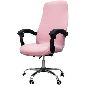 Melaluxe Office Chair Cover - Universal Stretch Desk Chair Cover, Computer Chair Slipcovers (Size: L) - Pink