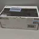 Delta Modern 14 Series Square Rain Shower System Faucet Set, Rainfall Matte Black Shower Head and Handle Set, Valve Trim Kit, 10 Inch, Matte Black 342701-BL