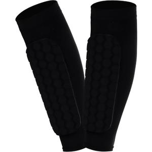 Soccer Shin Guards Honeycombs Pads Calf Leg Sleeves for Kids Youth Soccer Running Basketball