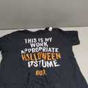 This Is My Work Appropriate Halloween Costume Boo Sarcastic T-Shirt, Black, 2XL