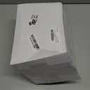 Tioncy Dog Treat Container Set of 3 with Bamboo Lids and Spoon Airtight Metal Dog Treat Jars with DIY Labels Pen Large Pet Cookie Snack Food Storage Container for Kitchen Counter(White)