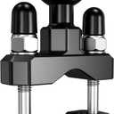 BRCOVAN 1'' Ball Handlebar U-Bolt Mount Base, Fit for Round Rails 0.5'' to 1.26'' in Diameter, Compatible with RAM Mounts B Size 1 inch Ball Double Socket Arm & Bike Motorcycle Phone Holder