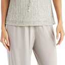 R&M Richards Women's Luxe Harmony Duster Set, 14