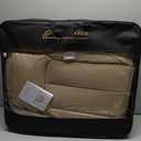 Coverado Car Seat Covers Full Set, Car Seat Protector Waterproof, Nappa Leather Car Seat Cushion, Beige Seat Covers for Cars, Front Seats and Back Universal Fit for Most Cars