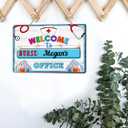 Welcome to the Nurse’s Office Sign – 12"x8" Hanging Wooden Plaque for School or Clinic – Rustic Nurse Wall Decor, Personalized Door Sign for Health Room, Pediatric or Medical Office