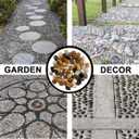 Pebbles Polished Gravel Natural River Rocks Ornamental Pebbles Garden Landscaping Stones Small Decorative Rocks for Fountain Aquarium Plants Vases Landscaping (Mixed Color, 3 LB)