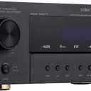 Stereo Receivers, 5.1 Channels Audio Amplifier with HDMI, Optical/Coaxial, Bluetooth/USB,RCA,AC-3 Input, Subwoofer Output for Karaoke, Home, Theater Speakers(Non-Dolby/DTS)