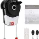 Automatic Roller Door Opener, Roll Up Garage Door Opener 800N with 3 Remotes & Secure Encryption for Garage Warehouse, Store & Barn Farm (Remote Control)