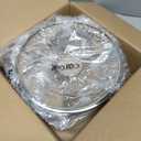 CAROTE 12Inch Nonstick Deep Frying Pan with Lid, 5.5 Qt Jumbo Cooker Saute Pan with Pour Spout, Skillet Induction Cookware, Non Stick Cooking Pan Kitchen Pan PFOA Free, White Granite