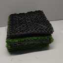 Artificial Grass Tiles Interlocking Turf Squares Deck 9 Pack -12"x12" Indoor Outdoor Faux Grass Rug with Drainage Holes-Fake Grass Tiles Self-draining for Garden Lawn Landscape Balcony Decoration