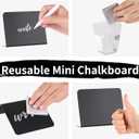 20 Pack Mini Chalkboard Signs - 4"x3" Food & Party Table Signs - Wedding & Bakery