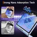 3 x YWXTW EZ Alignment for Samsung Galaxy Z Flip 6/Z Flip 7 FE Screen Protector, 2 PCS Front Tempered Glass Cover Screen Protector+1 Set Camera Lens Protector, Bubble Free & Anti Scratch (Multi-Coloured 1+2)