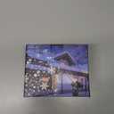 Snowflake Projector Lights Outdoor - Dual-Head Christmas Projector Lights Outdoor, IP65 Waterproof, 360 Rotation, Suitable for Xmas Holiday Wedding Indoor Party New Year Garden Decorations (Black)