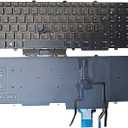Laptop Replacement Latin Spanish Keyboard for Dell Latitude E5550 P37F E5570 P48F E5580 E5590 E5591,Precision 3510 3520 7510 7520 7710 7720 Laptop Keyboard Stick Pointer/Backlit