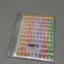 2400 Pieces Small Colorful Vinyl Letter Stickers, 24 Sheets Self Adhesive Mini Alphabet Stickers, 0.5 inch Numbers Letters Labels DIY Crafts Art Making, Used for Cards, Notebook Decor