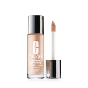 Clinique Beyond Perfecting Liquid Lightweight Full Coverage Foundation + Concealer For Dry Combination to Oily Skin Types, Alabaster, 1 Fl Oz