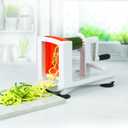 Goodcook 10806 Veggie Spiralizer with interchangeable blades, 6", White