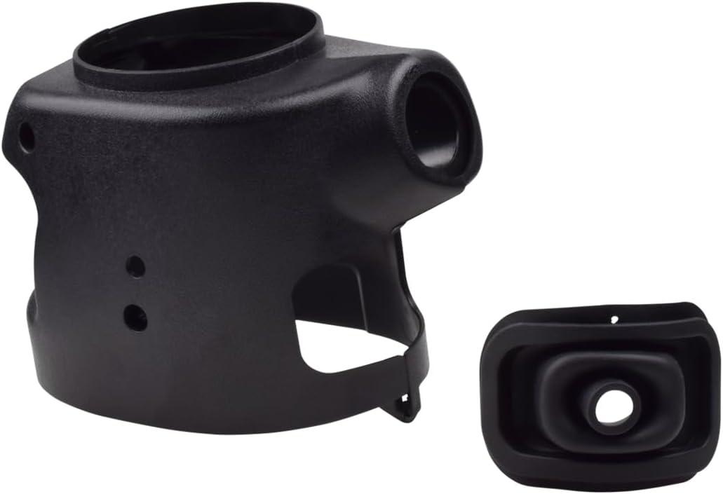 26072993 26078127 Upper & Lower Steering Column Cover Shroud + Shifter Boot Compatible with Chevy Tahoe Suburban Avalanche GMC Yukon Escalade