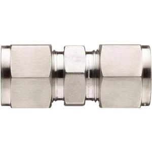 Beduan 304 Stainless Steel Air Compression Tube Fitting, 8mm Tube OD x 8mm Tube OD, Equal Straight Connect for Tubing Pipe Line (Pack of 2)