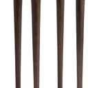 Kate and Laurel Rava Modern Metal Round Drink Table, 10 x 10 x 21, Bronze, Cast Aluminum Accent Table for Use as Indoor Plant Stand or Living Room Decor Piece