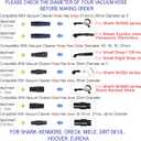 Vacuum Hose Adapter Kit - Vacuum Attachment Adapters Compatible with Most Vacuum Cleaners - Pool Hose Adapter 1-1/4" or 1-1/2" Connector - 1-7/8'' to 1 1/4'' Hoses Reducer Converter Connector